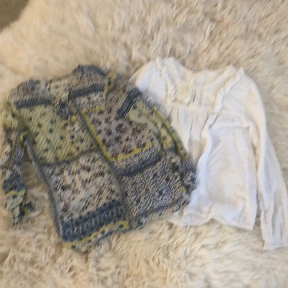 Two girls Zara long sleeve tops